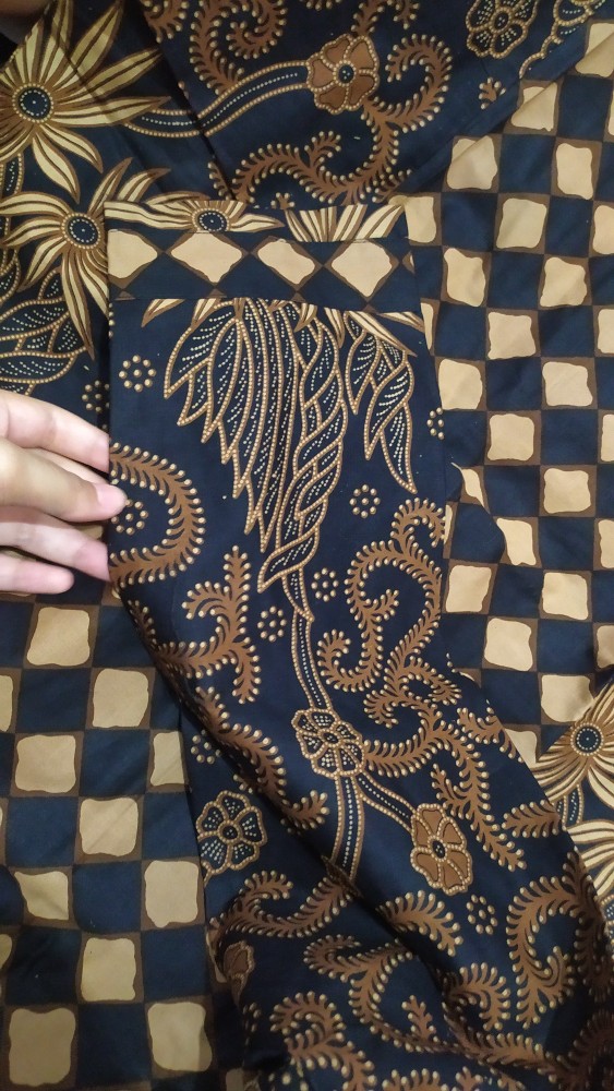 Tunik Batik Sogan Ukuran S M L Xl Xxl Ld 120