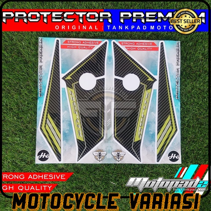 Sticker Stiker Resin Timbul Premium Body Samping Yamaha New Aerox 155