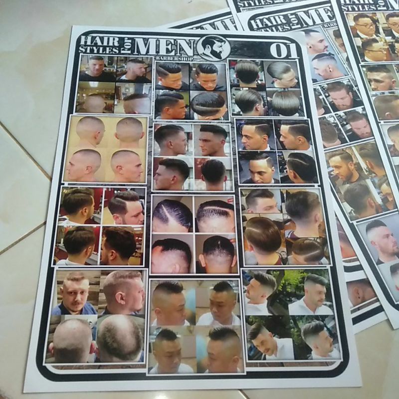poster potong rambut barbershop