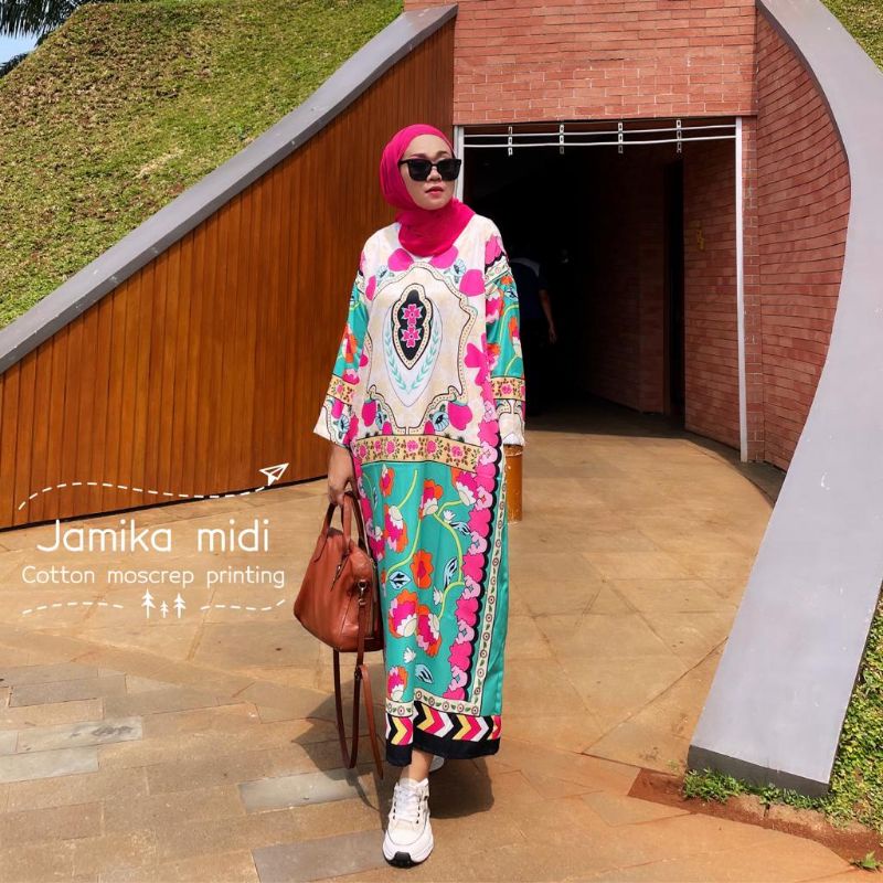 midi Dress Jamika #tunik #midi #dress