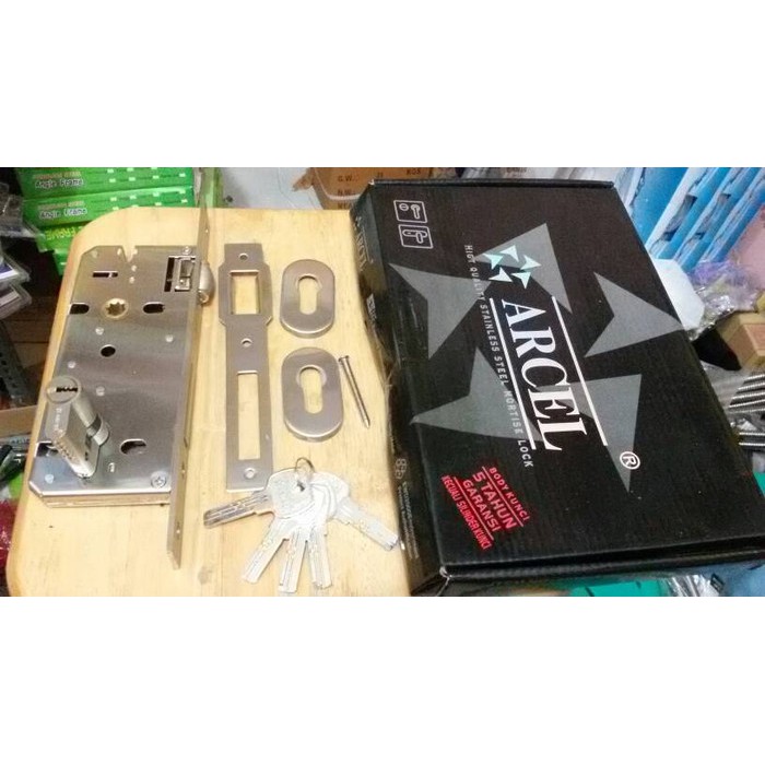 Langsung Order body pelor arcel stainless / kunci pelor garansi 5 tahun Murah