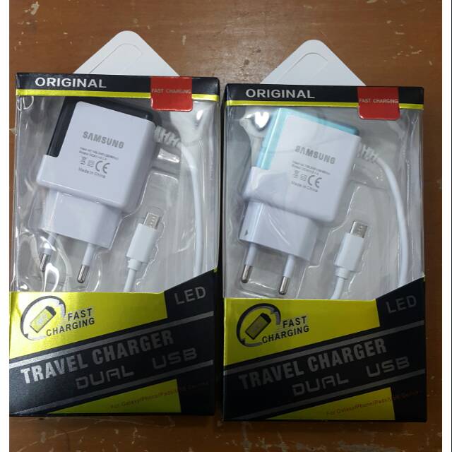 Travel Charger samsung type C dual usb