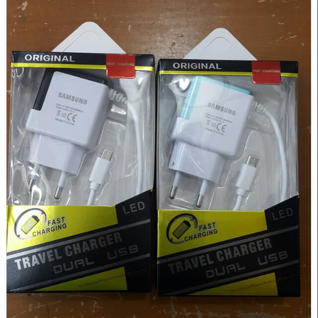 Travel Charger samsung type C dual usb