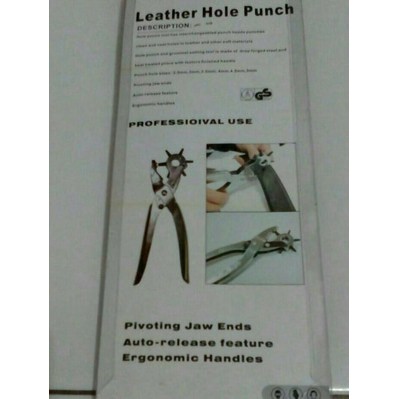 Tang Pembolong Ikat Pinggang,Karer Leather Hole Visking+Mata Press