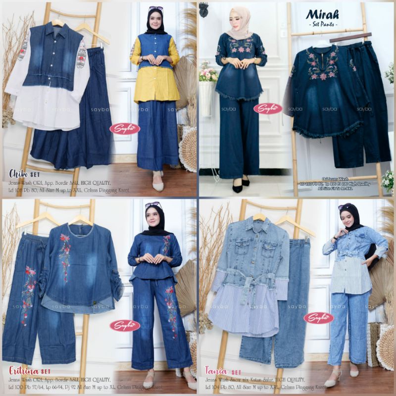 STELAN JEANS//CHIYODA SET//CHIKO SET//TANIA SET//MIRAH SET//ERITRINA SET//DUTA SET//BERLIANA SET