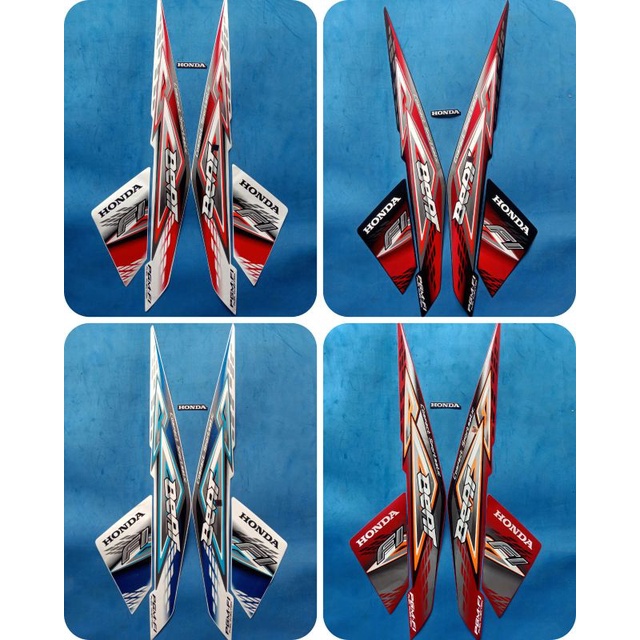 Striping Stiker Lis Les Body Motor Full Set Honda Beat FI 2014 Standar Original