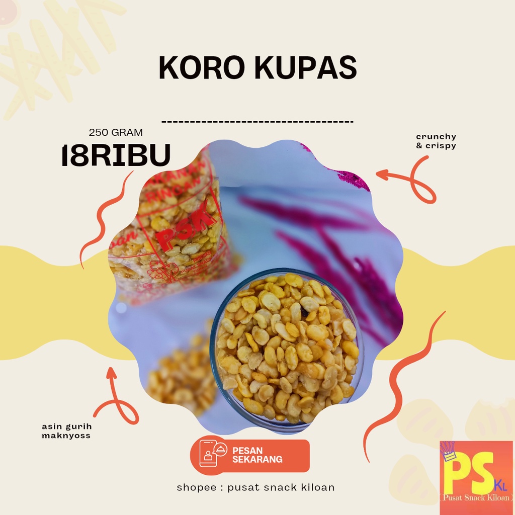 

KORO KUPAS TOBA atau KACANG KORO KUPAS