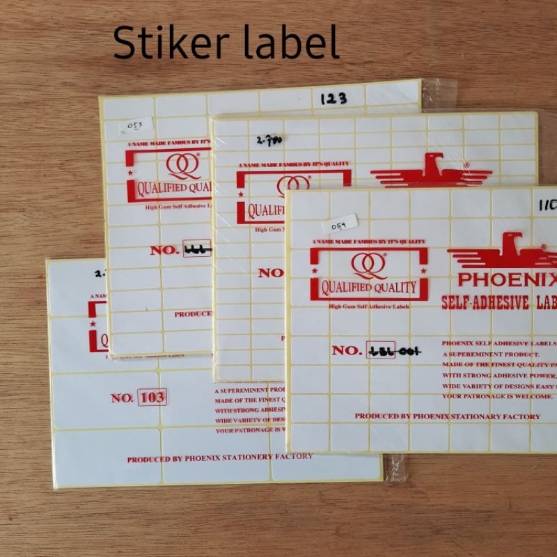 

Phoenix Stiker Label Nama / Undangan / Self Adhesive