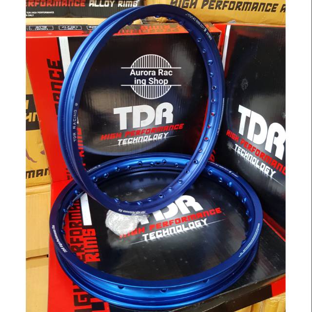 VELG TDR 140 DAN 160 RING 17 DARK BLUE BIRU ORIGINAL TDR RACING