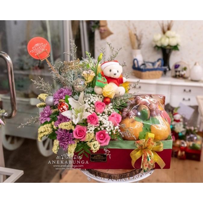 

PARCEL BUNGA BUAH NATAL TAHUN BARU CHRISTMAS NEW YEAR FRUIT HAMPERS EDG9646ES