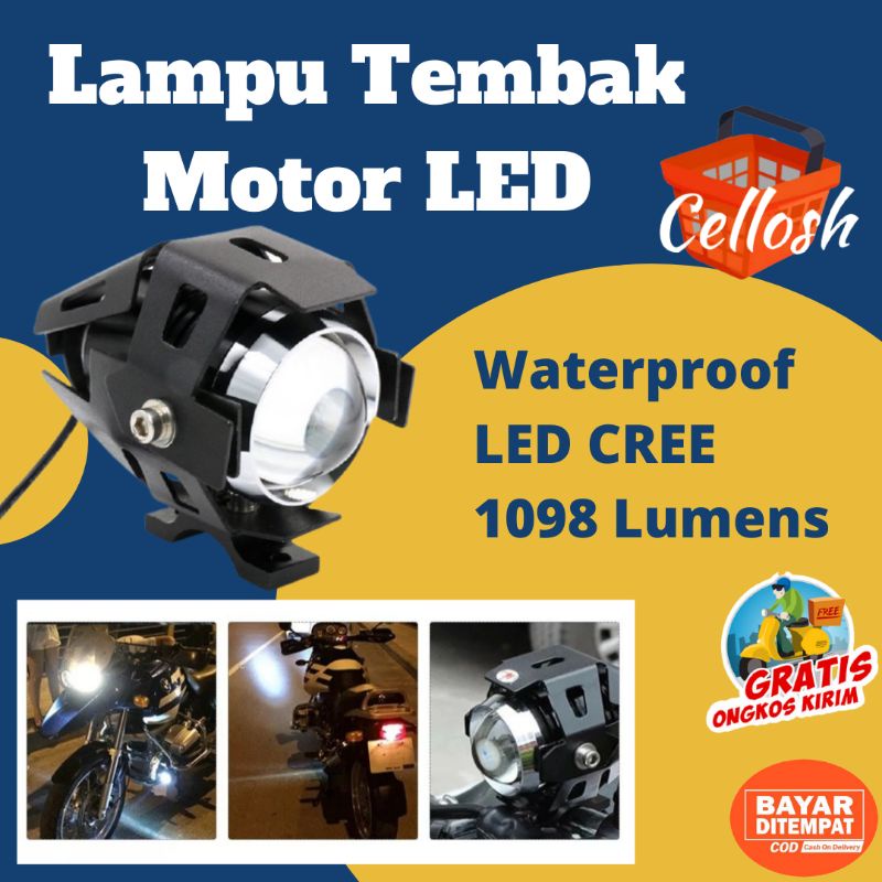 Lampu Tembak Sorot LED Motor Transformer LED Cree-U5 1098 Lumens