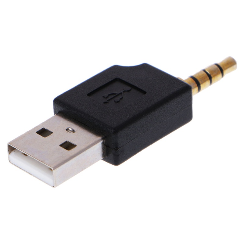 Gro Adapter Auxiliary 3.5mm Ke USB 2.0 Male Aux Untuk Apple Shuffle 1st 2