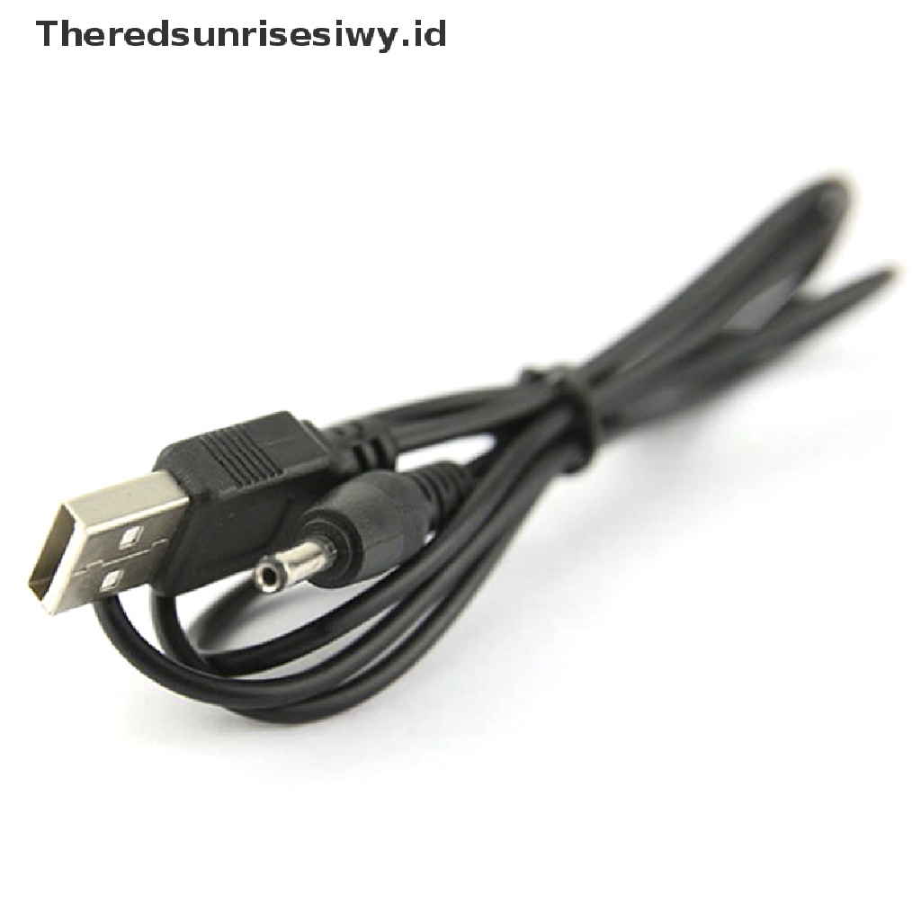 Kabel Power Konektor Usb Port Ke 2.5 3.5 4.0 5.5mm 5v Dc Barrel Jack Warna Hitam