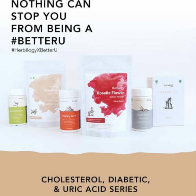 

Herbilogy Cholesterol , Diabetic & Uric Acid Series | Healthy Joint | Black Seed | King of Bitter