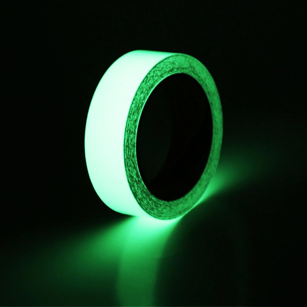 WONDERFUL Glow In The Dark Night Safety Strip Safety Sign Luminous Tape Car Reflective Stripe Home Stage Decorations Warning Stickers Self-adhesive Moto Green Fluorescent
