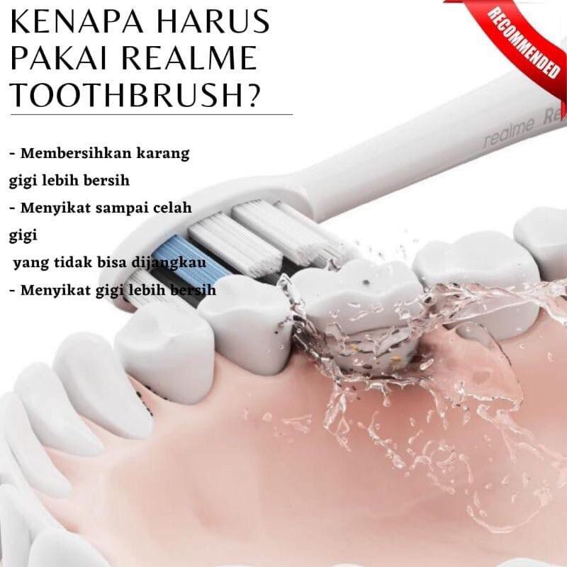 REALME N1 SONIC ELECTRIC TOOTHBRUSH / SIKAT GIGI ELEKTRIK GARANSI RESMI 6 BULAN