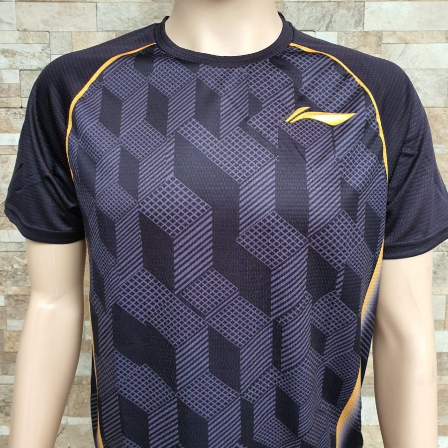 Tshirt / kaos / baju Lining / Badminton Olahraga lining 343 ORIGINAL