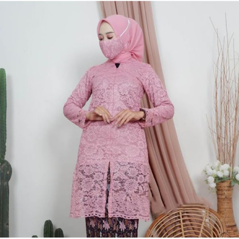 Atasan kebaya~atasan tunik brukat~atasan busui