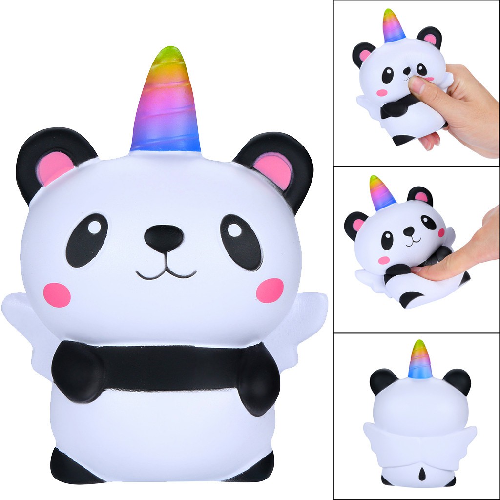 Squishies Kawaii Kartun Panda Malaikat Lambat Naik Cream Beraroma Stres Relief Mainan