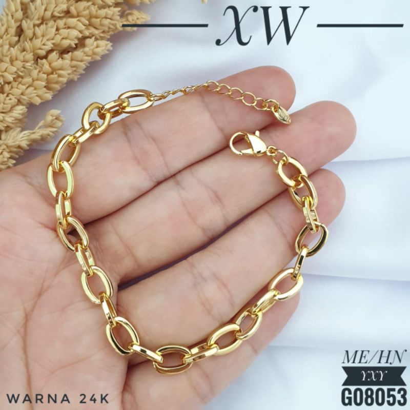 Gelang Yaxiya Rantai Gold 24k G08053