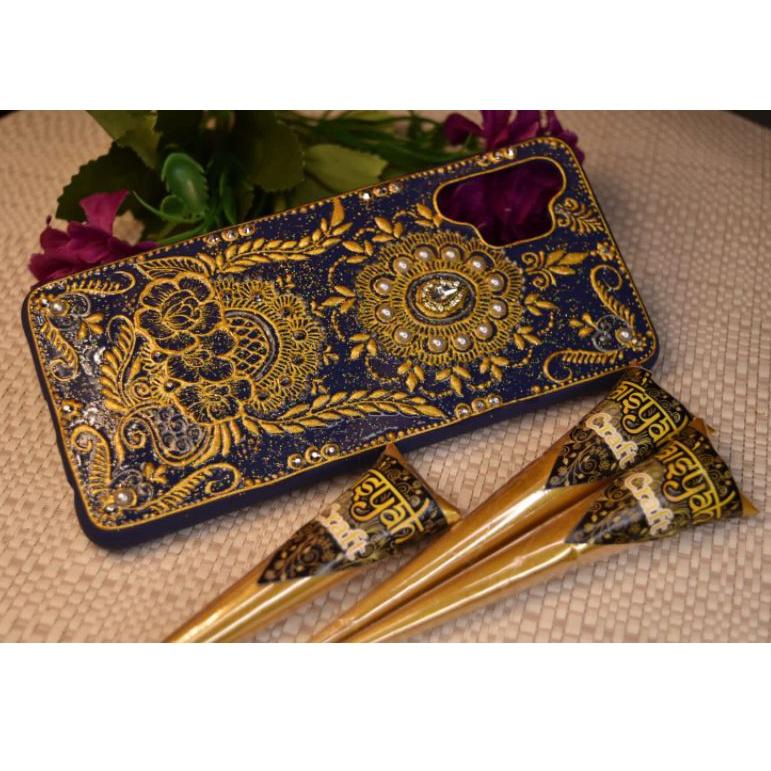 

(PROMO LQG96) henna aisyah - henna craft gold dan silver best seller 1pcc 10rb ✭