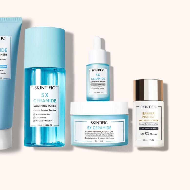 ❁ SKINTIFIC - 5X Ceramide Barrier Repair Moisturize Gel/5X Ceramide Cleanser/5X Ceramide Barrier Rrp
