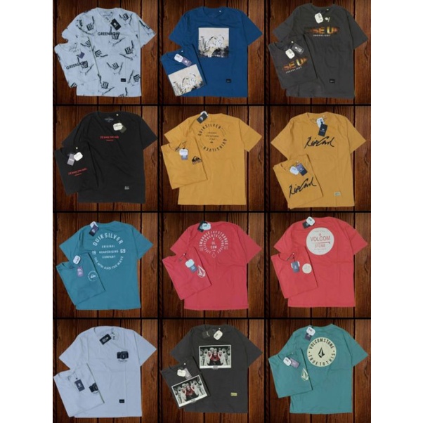 Kaos Distro BM Ori / Kaos Grosir, Kaos Murah/ Volcom, Ripcurl