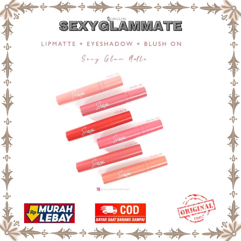 SEXY GLAM MATTE LIPSTIK MS GLOW