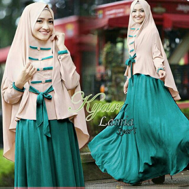 Ready 4 warna IS Lamia syari hijab / hijab syari wanita terbaru