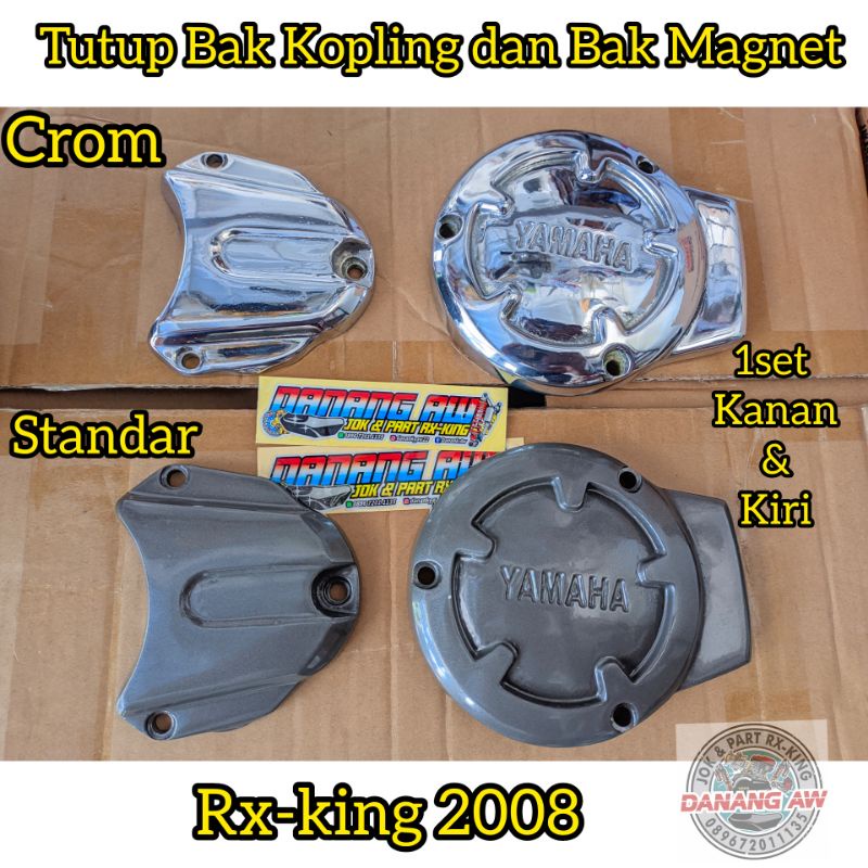 Tutup bak kopling bak magnet rx king  new 2008 Bahan Cor
