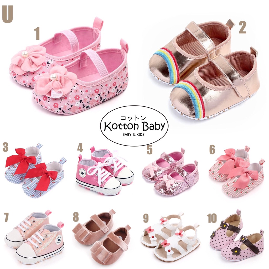 2-15 bln SEPATU BAYI vol.U ANAK SHOES PEREMPUAN CASUAL CONVERSE GAUL YM Catalog U