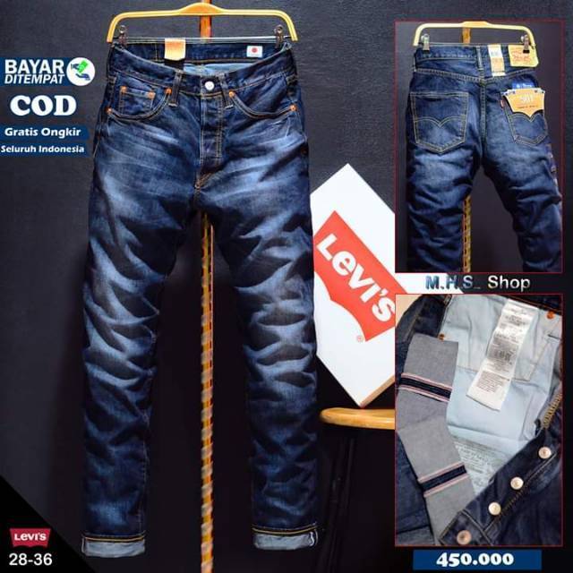 CELANA JEANS COWOK LEVIS 501 IMPORT USA ORIGINAL JEANS
