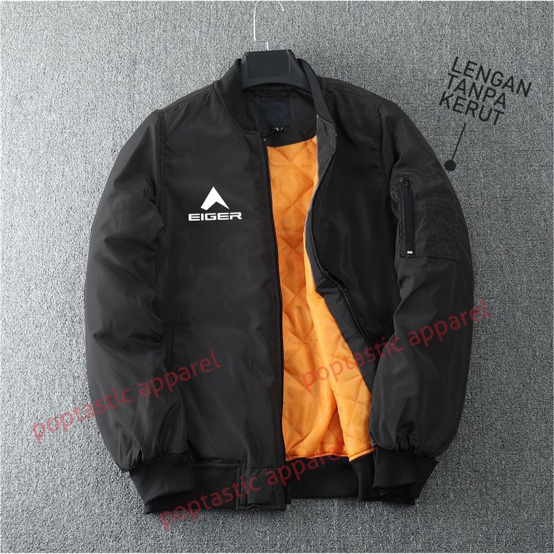 Jaket Musim dingin Jaket parasut pria Bomber hurrington Formal Taslan Waterproof