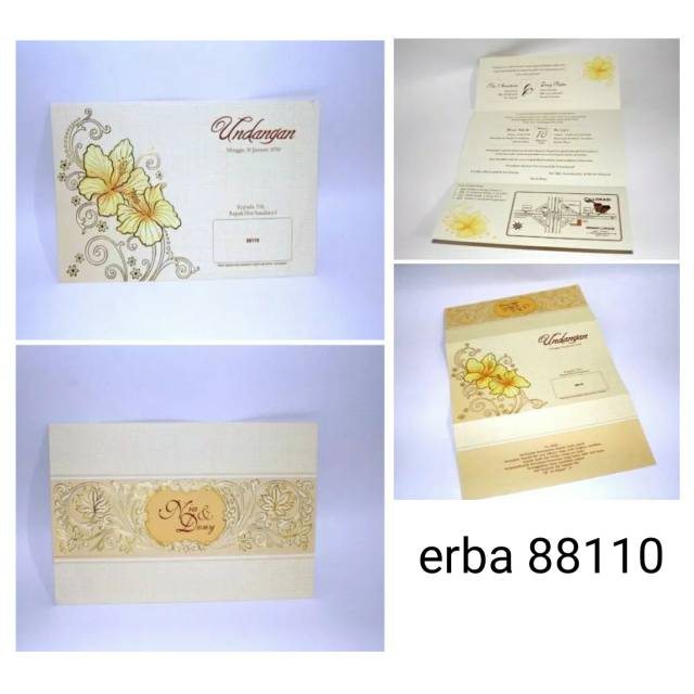 Undangan pernikahan | erba 88110 | cetak undangan  murah
