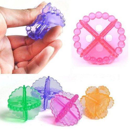 5pcs Mini Laundry Washing Ball Bola Mesin Cuci Pembersih Pakaian Baju Tidur Kaos Kaki Sekolah Anak