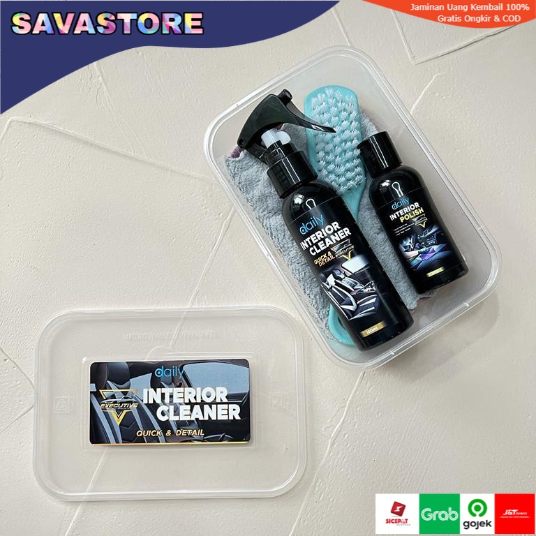 Daily Interior Cleaner Pack 100ml - Pembersih Interior Mobil - Dashboard - Jok - Plafon | Interior Detailing | Pembersih Serbaguna