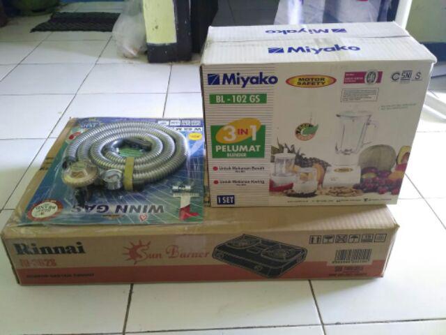 Paket Regulator Winn Gas + Meter + Selang Spiral Anti Tikus