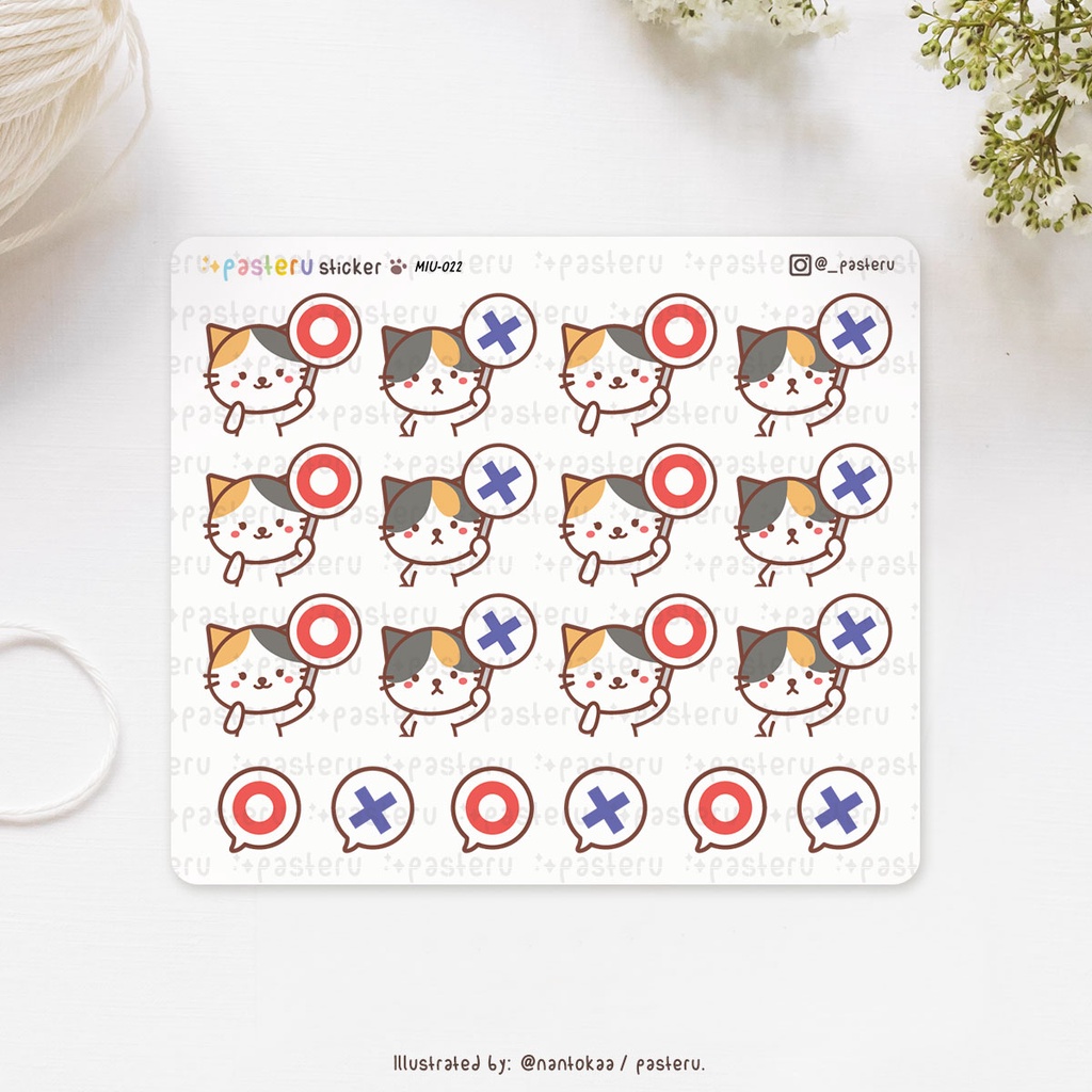 

Cat Good or Not Good | Pasteru Planner Journal Sticker