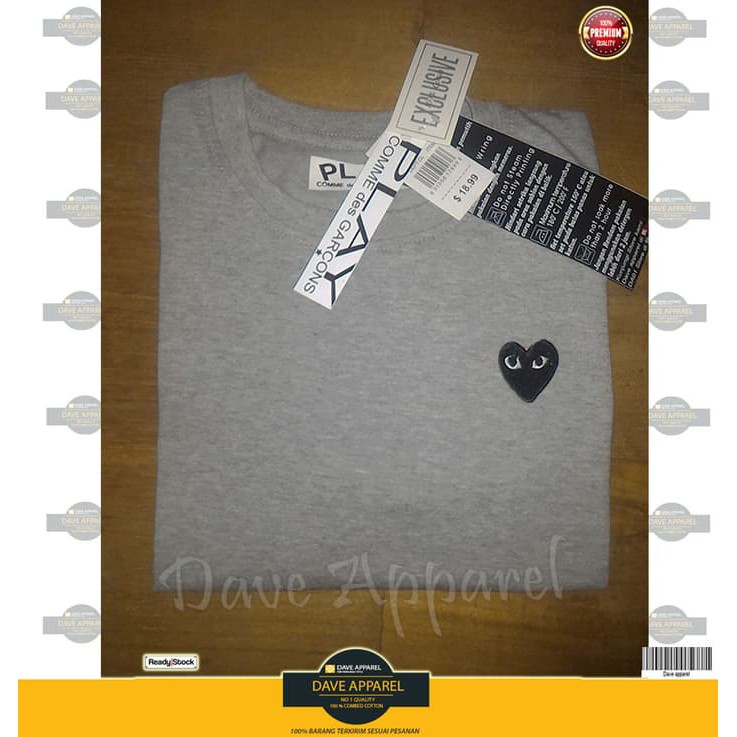 Kaos/Tshirt Play cdg, Play comme des garcons #premium