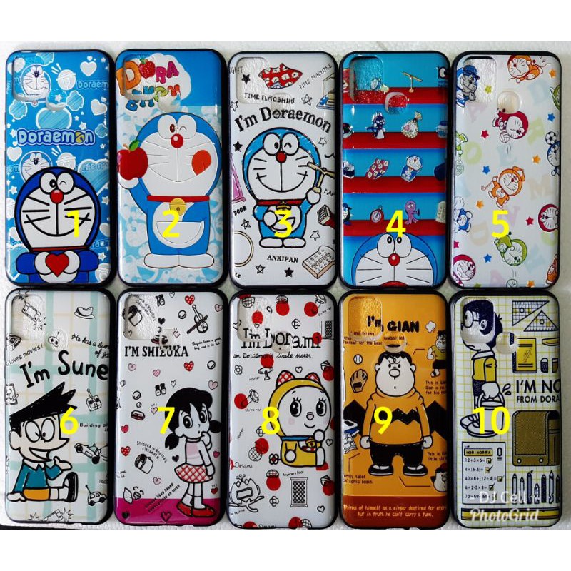 Case Karakter Doraemon Infinix Smart 4 5 note 7 hot 9 play