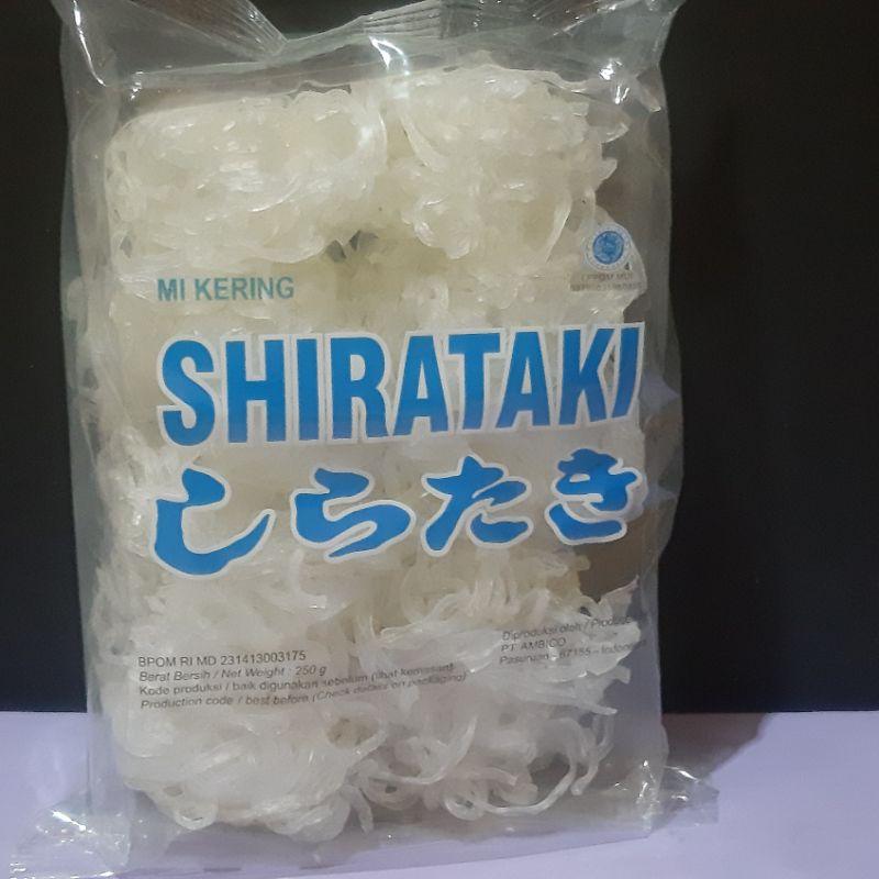 

Mie shirataki kering 250 gr