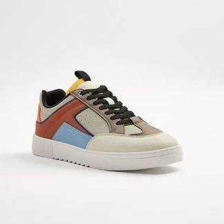 Sepatu Zara Kets Multitempelan / Multipiece Sneakers Original