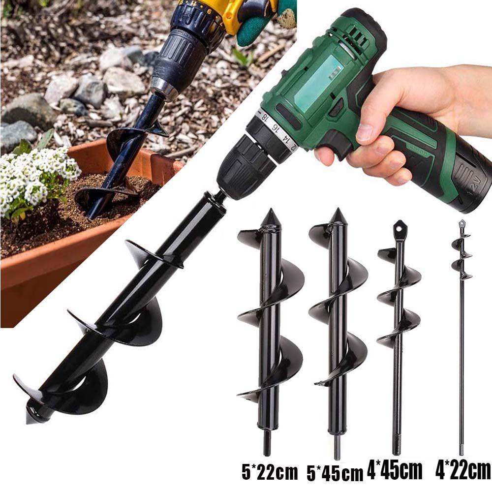 Nickolas1 Auger Kebun Gali Planter Perlengkapan Berkebun Bunga Power Ground Drill