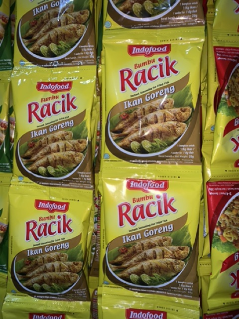 Bumbu Racik Indofood ikan Goreng renceng isi 10 sachet