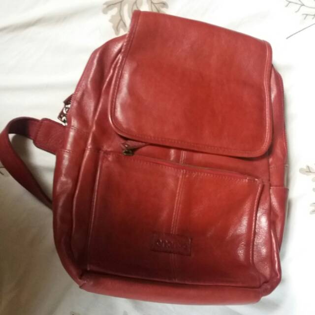 Preloved ransel kulit Anantio Leather