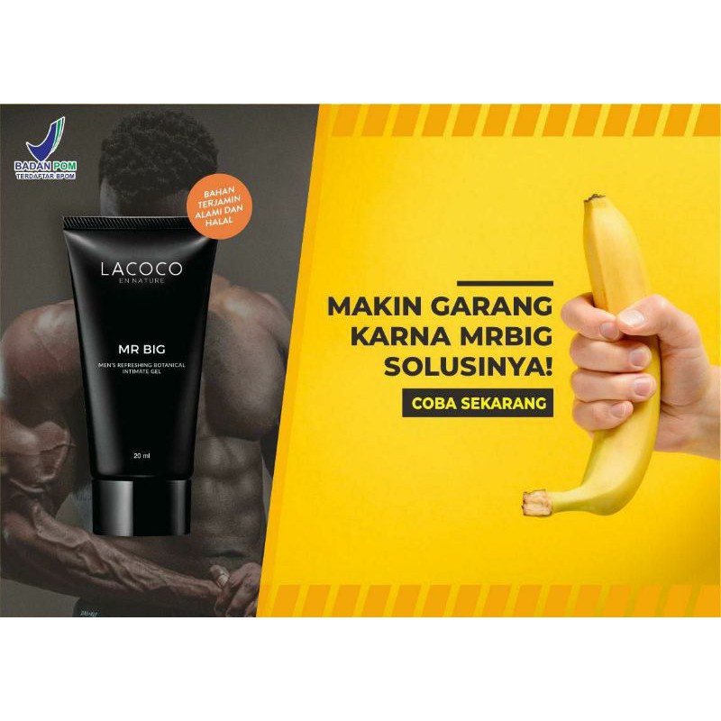 Mr Big lacoco mens refresing botanical gel membuat garang