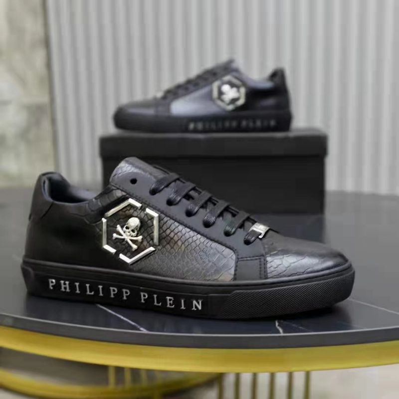 sepatu pp cowok sneaker philipp plein pria men shoes run away top P1SHOES mirror