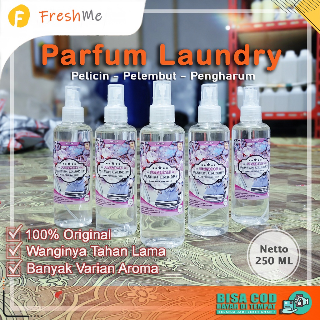 [COD] Parfum Laundry Sakura Sprey Siap Pakai / Parfum Khas Laundry Tahan Lama