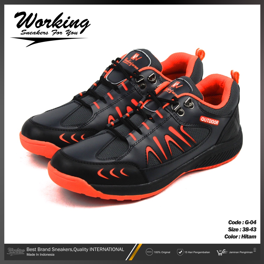 Working Sneakers For You Sepatu Hiking Pria G-04