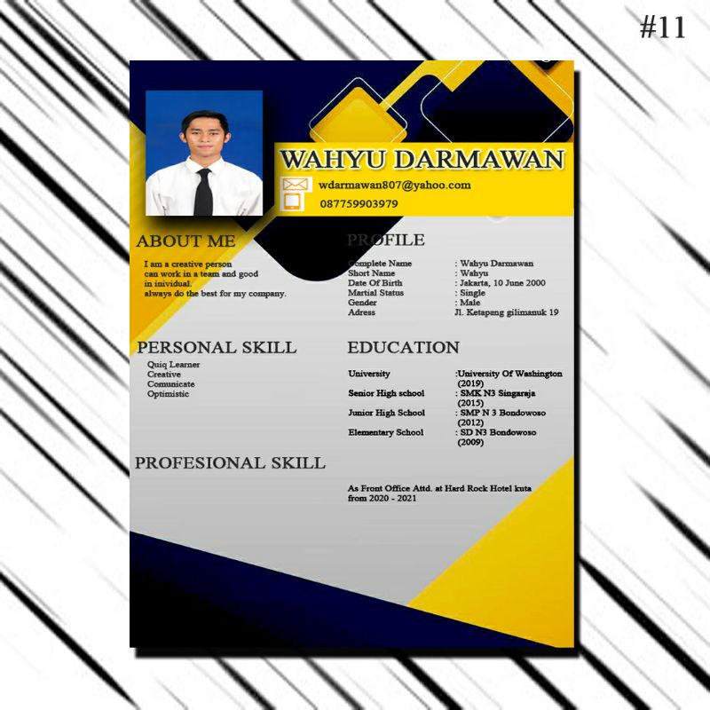 

CV Murah dan Simple